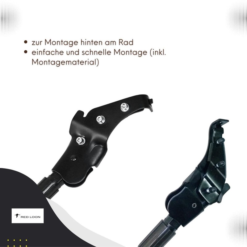 VDP Bike Kickstand - Bicycle Base - Aluminium - Bicycle