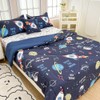 Megamayga Kids Space Comforter Set Twin Size - 6 Pieces