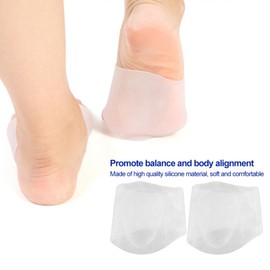 Arch Support Gel Set Soft Sleeves Cojín Elástico de Silicona Insertar Pastillas de pie para pies planos Alivio del dolor para hombres y mujeres