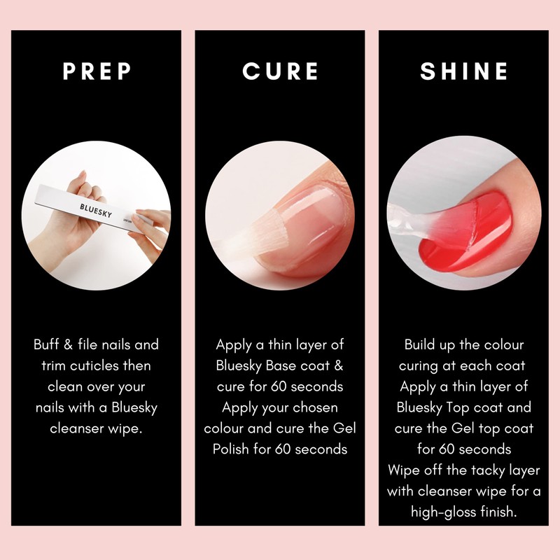 Bluesky Builder Gel For Nails and Nail Extensions, Nail Strengthener