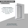 Windhager Basic Fly Screen Curtain for Doors, Door Curtain, Slat