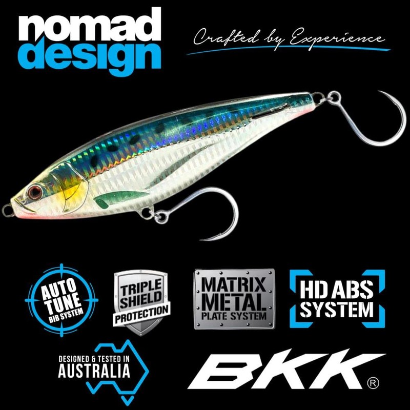 Nomad Madscad Sinking - 150mm - 80g - Fireball Red