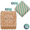 HOME & HOOPLA Gingerbread Party Paper Dinner Plates and Napkins