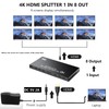LinSeek HDMI Splitter 1 in 8 Out-4K HDMI Splitter 1X8