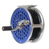 Vintage Classic Fly Fishing Reel,Right/Left Handle Position, Fly Reel (Blue,