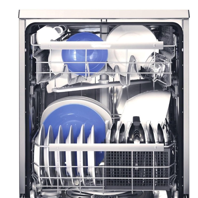 FIND A SPARE Universal Deluxe Grey Cutlery Cage Dishwasher Basket