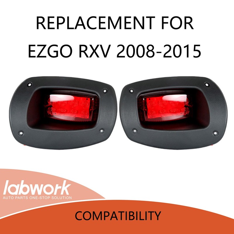 labwork Tail Light for Golf Cart Replacement for EZGO RXV