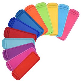 Weiye 3mm Popsicle Holders Ice Pop Neoprene Insulator Sleeves Freezer Popsicle Holders Bags, Ice Pop Sleeves Popsicle Holders Bags, 8-16 Packs