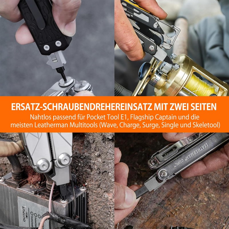 NexTool Bit Kit, 10 PCS Replacement Screwdriver Bits for Multitool–Durable