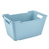 keeeper 6 Litre Textured Storage Box Lotta Nordic Blue