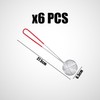 6 Piece Stainless Steel Strainer Fine Kitchen Utensils Bead Chopper