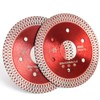 Casaverde 2 Pcs/Lot 3-3/8 Inch Diamond Porcelain Saw Blades Tile