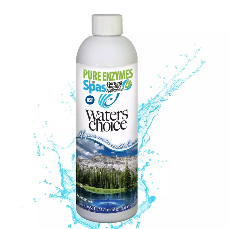 Waters Choice Pure Enzymes for Spas -All-Natural Monthly Hot Tub
