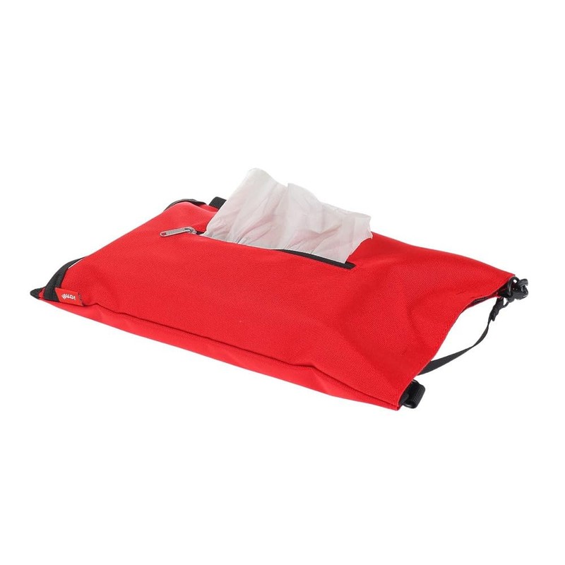 CHUMS CH60-3632-R001-00 Chums Logo Box Tissue Cover, Storage Case, Red,