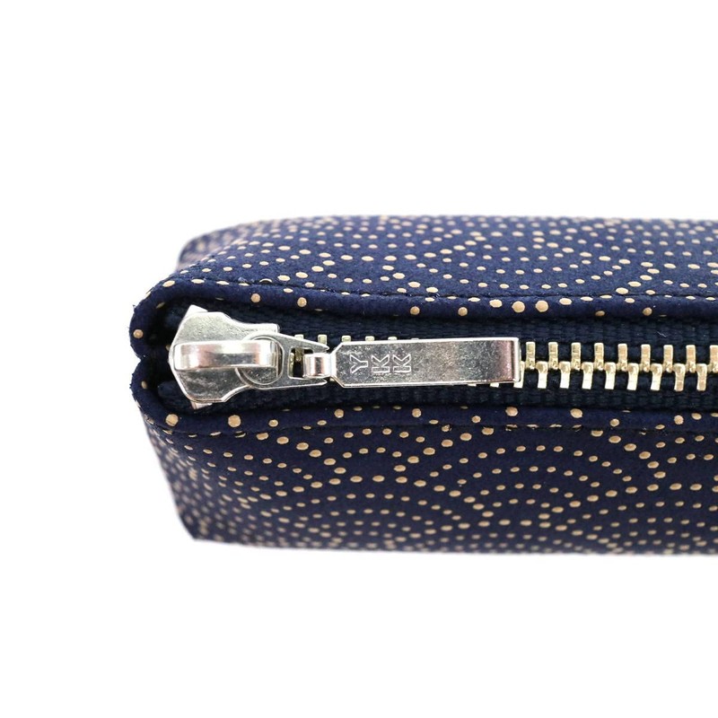 Indenya 4604 Pencil Case, Pen Case A, Gourd (navy blue