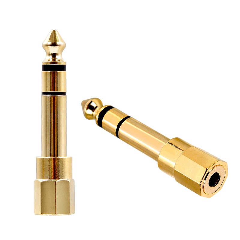 Tomswa 6.35mm to 3.5 mm Adapter,3.5mm Stereo Headphone Adapters for