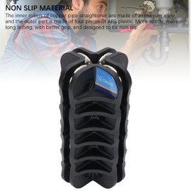 Depisuta Pipe Repair Straighteners - Handheld Tubing Straightener, 1/8in Copper Tube, Brake Line Straightening Tool for Copper, Aluminum, Steel Coils