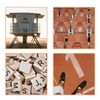Zucosue 8 Inch Reusable Number Stencils 0-9, Plastic Painting Templates