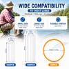 200PCS Fish Hook Barb Protector with Storage Guard Cap Lure