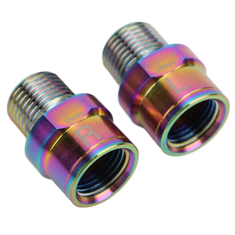 Bicycle Pedal Extender Titanium Alloy Bike Pedal Extension Shaft for