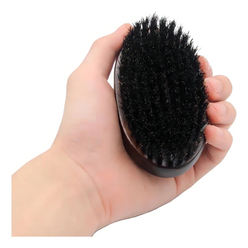 Cepillo Para Cabello Barba Y Bigote Barbarian Brothers Color Marrn
