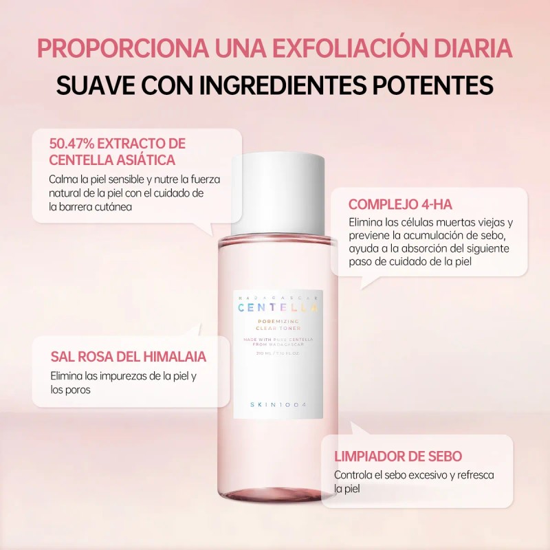 Skin1004 Centella Madagascar Set Reductor De Poros 5 Pzs