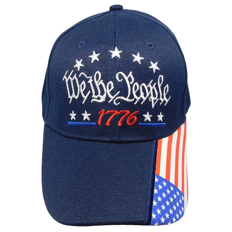 We The People 1776 Navy Blue USA Flag On Bill