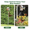 2 Pack 19 Inch Squirrel Baffle for Bird Feeder Pole,Waterproof