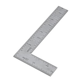 T Tulead Right Angle Ruler Stainless Steel Carpenters Square Framing Measuring Tool Imperial 4 Inch × 2 Inch