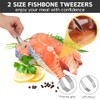 8PCS Fish Scaler Remover, Stainless Steel Fish Scaler with Gloves,