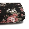 kayond Water-Resistant Canvas 13.3 Inch Laptop Sleeve-Black C Rose