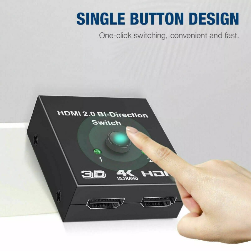 Unbranded HDMI 2.0 HDTV Switch Switcher Splitter Bi-Direction Hub HDCP