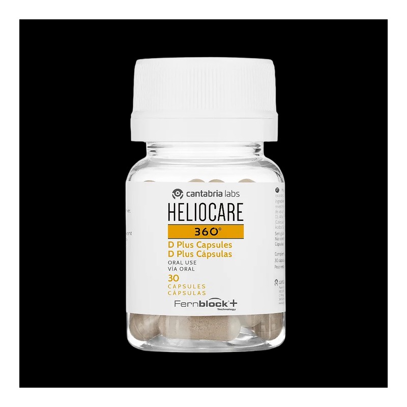 Heliocare 360 D-Plus Capsules. Food Supplement.
