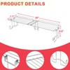 DcYourHome Griddle Warming Rack Compatible with 28" Blackstone Griddles (Not