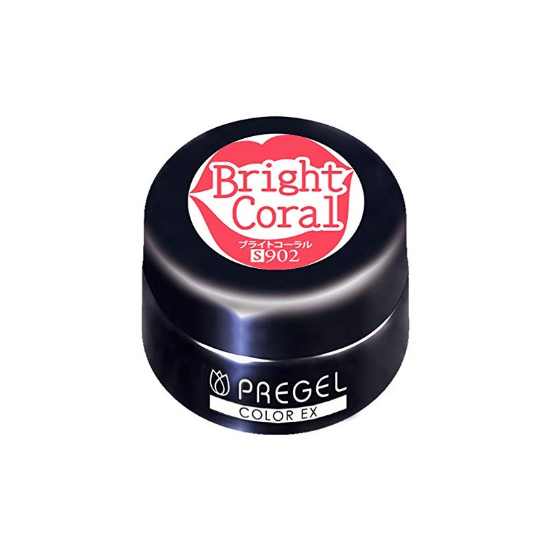 PRE GEL Color EX Bright Coral 0.1 oz (3 g)