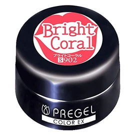 PRE GEL Color EX Bright Coral 0.1 oz (3 g) PG-CE902
