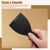 Flexible Plastic Putty Knife Set, 6pcs Scraper for Spackling