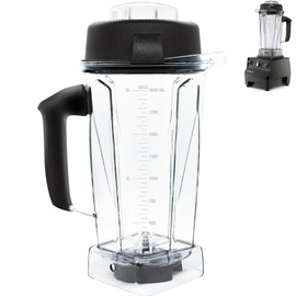 For Vitamix Blender Pitcher 64 oz. -60865, Clear, 5200 Replacement Pitcher Compatible with Vitamix blender 4500, 5000, 5200, 6000, 6300