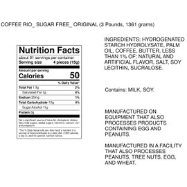 Adams & Brooks Coffee Rio Coffee Candy, Candy Sugar Free, Bulk Candy 3 Pound Bag – Sugar Free Candy,Sugar Free Coffee Candy, Individually Wrapped Coffee Candies, Coffee Candy, Office Candy, Breakroom Candy, Wrapped Candy, Candy Bulk, Candy For Office, Ko