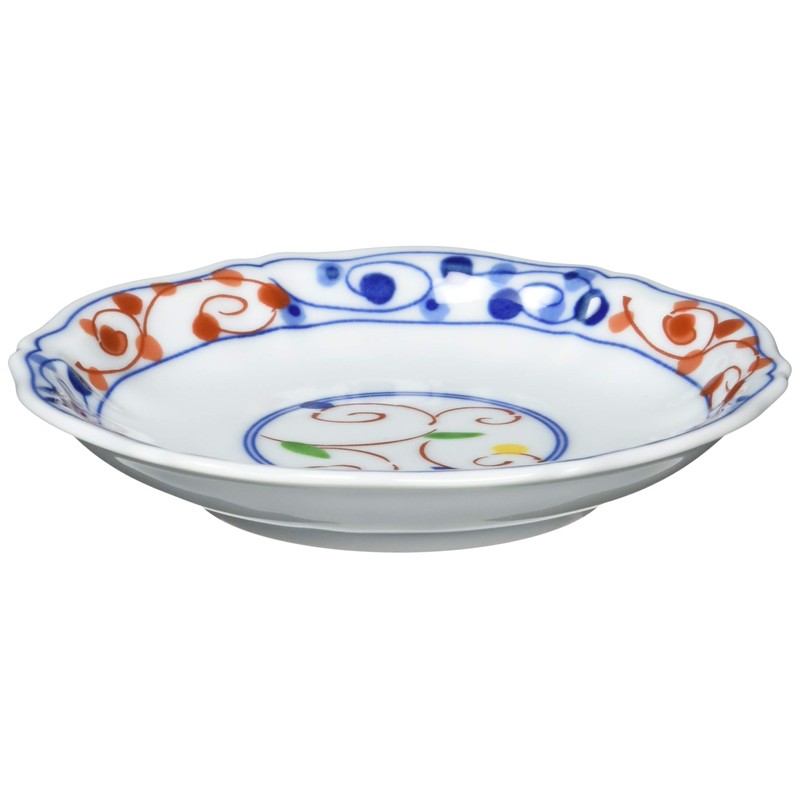 Saikai Pottery Hasami Ware 31159 Krasshino Tsuwa Small Plate, Dyed