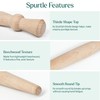 Scottish Spurtle Porridge Stirrer - Wooden Thistle Smooth Beechwood Stick