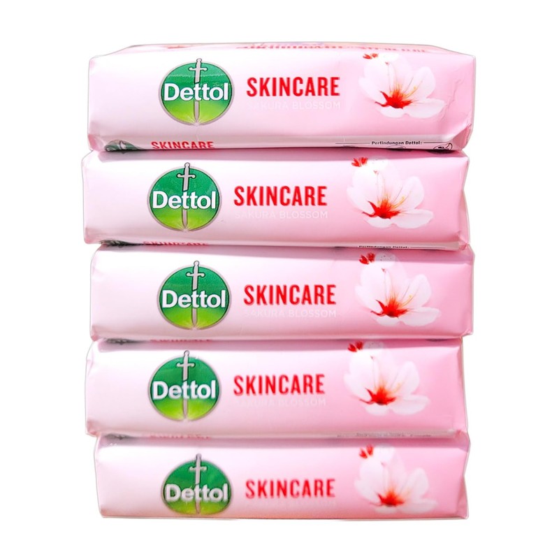 Dettol Antibacterial Soap Bar | Pack of 5, 100 g