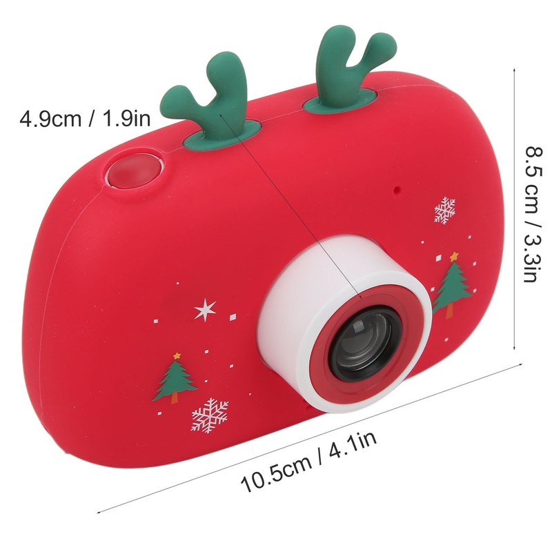Kid Camera 720p Christmas Style 3 Timing Modes Portable Photography