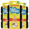 Dish Matic Refill Sponges - 9 Pack Heavy Duty Black