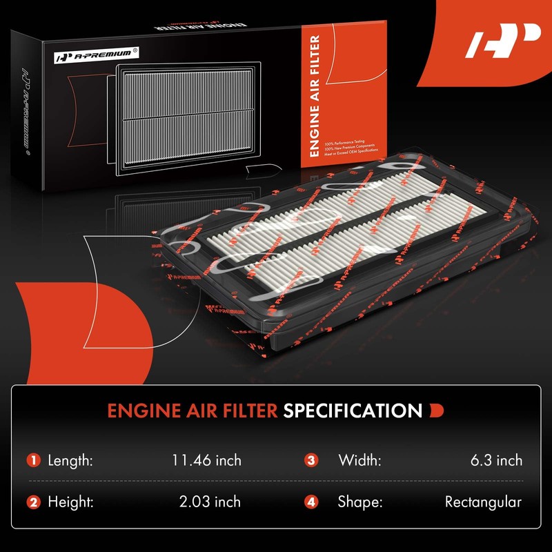 A-Premium Engine Air Filter Compatible with Genesis GV70 2022 2023