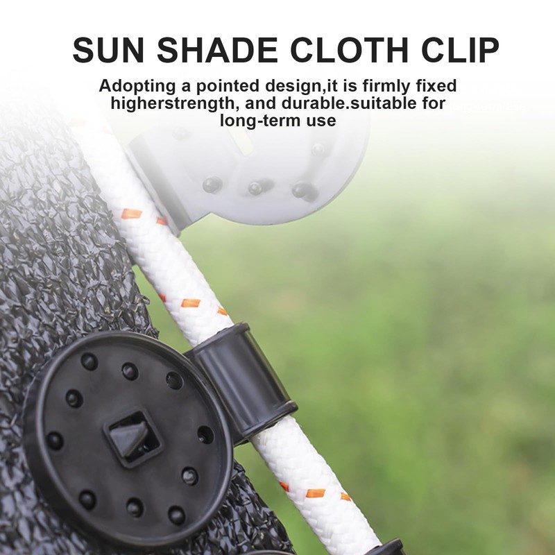 0XBIT Clips for Awning, Pack of 100 Plastic Clips for