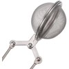 Silver Long Handle Loose Leaf Ball Tea Spoon, Stainless Steel