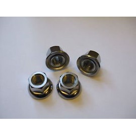 Set of 4 Weldtite Track Nuts (rotating) for 10mm axle (bikes MTB,BMX,Hybrid ETC)