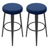 uxcell 2 Pcs Velvet Bar Stool Covers, 10-14 Inch Round
