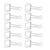 51mm 30pcs Binder Clips Strong Clamping Force Metal Hollow Tail